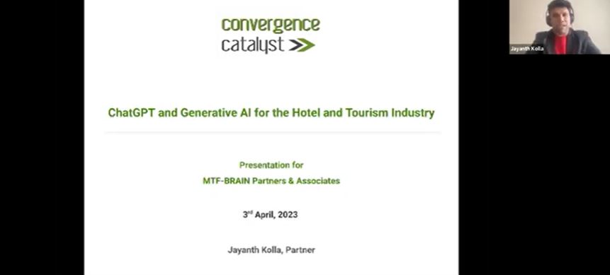 CHATGPT &amp; Generative AI for Tourism and Hospitality Industry Webinar