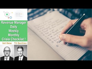 Revenue Manager Crisis Checklist: Daily, Weekly and Monthly Tasks