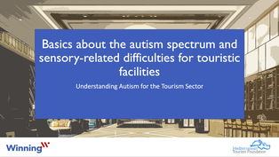 Basics about autism spectrum and sensory-related difficulties for touristic facilities