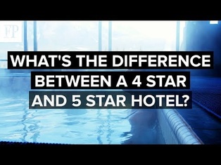 What’s the difference between a 4★ and 5★ hotel?