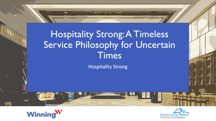 A Timeless Service Philosophy for Uncertain Times