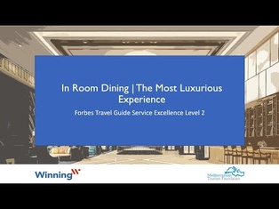 In Room Dining: The Most Luxurious Experience
