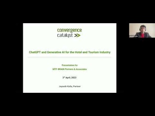 CHATGPT & Generative AI for Tourism and Hospitality Industry Webinar by Jayanth Kolla