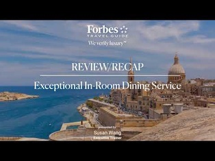 Exceptional in-room dining experience