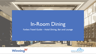 In Room Dining