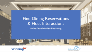 Fine Dining Reservations and Host Interactions