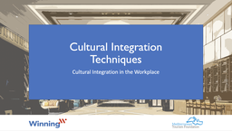 Culture Integration Techniques