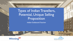 Types of Indian Travellers, Potential, Unique Selling Proposition