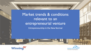 Market trends and conditions relevant to an entrepreneurial venture. Identify a business opportunity