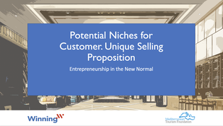 Potential niches for customers. Unique selling proposition