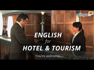 Learn English for Hotel and Tourism: "Checking into a hotel" | English course by LinguaTV