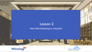 Hotel Web Marketing in a Nutshell: 2nd Lesson