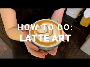 This is a latte art tutorial.