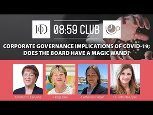 IoD Webinar | Corporate Governance implications of COVID-19: Does the Board have a magic wand?